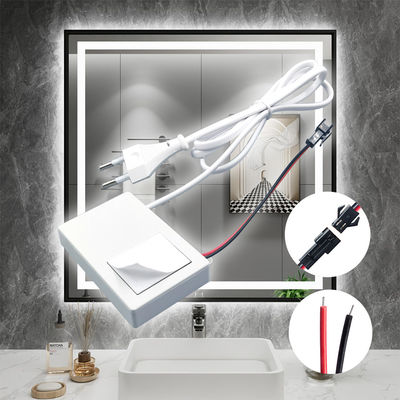60W 12V Defogger met één sleutel één kleur geselecteerde LED Dimmer Mirror Touch Sensor Switch