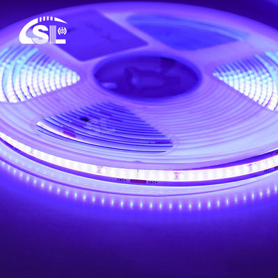 Ervaar de magie van 24VDC elektroplate COB 320Ds 8mm Ra 85 Purple LED Light Strip