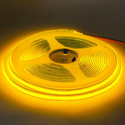 Elektroplate COB 24v COB 320Ds 8mm Ra 85 Gouden gele lichtstrook voor huisverlichting