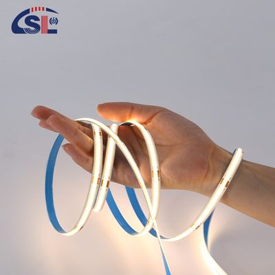 Elektroplate COB 24v COB 320Ds 8mm Ra 85 Gouden gele lichtstrook voor huisverlichting