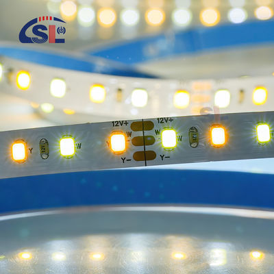 Gepersonaliseerd CCT 12V24V 8mm 120leds 3000K-6500K Warm White-White SMD2835 Led Strip Light