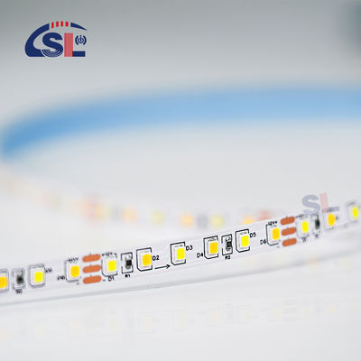 Interieur decoratie Hoge helderheid 12v24v 10mm 120leds 3000K-6500K CCT Flexible Dual Color COB Led Strip Light