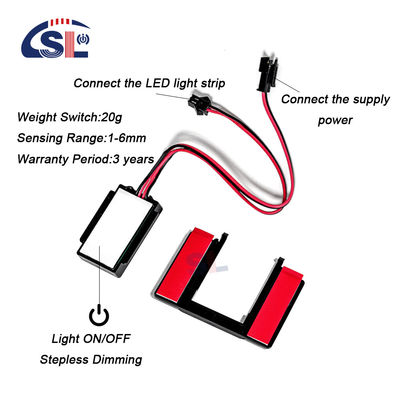 Gepersonaliseerde Dc12 3A/5A Dimmer Touch Sensor Switch voor Make-up Badkamer Spiegel Defogger