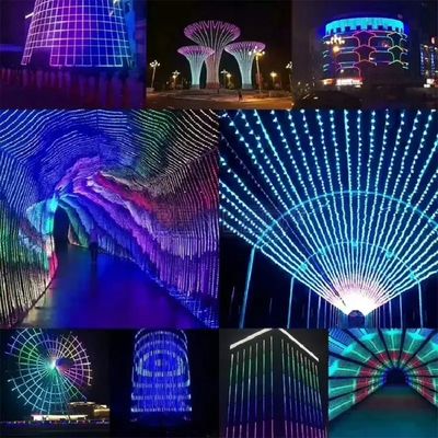 12V WS2811 60Leds Magic Digital Multi Color 5050 Adreseerbare RGB LED Strip Pixel Warm White IP20 Decor Controller