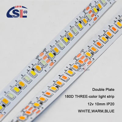10mm 2835 180D Warm Wit Blauw 12V LED-verlichtingsstrook voor woningspiegels Badkamerverlichting