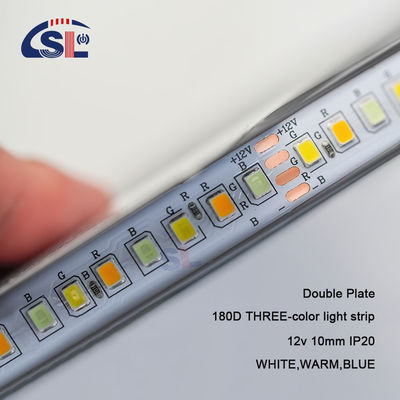10mm 2835 180D Warm Wit Blauw 12V LED-verlichtingsstrook voor woningspiegels Badkamerverlichting