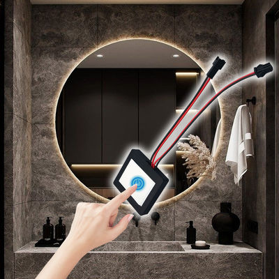 Max. 3A stroom aanraaksensor Schakelaar voor spiegel 50*46*10mm Productgrootte Smart LED Light
