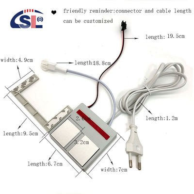 110V 240VAC 12W24W Single/Three Color LED Mirror Touch Dimmer Sensor met 2 sleutels