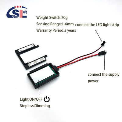 110V 240VAC LED Strip Light Controller Touch Button Wandschakelaar voor Smart Mirror