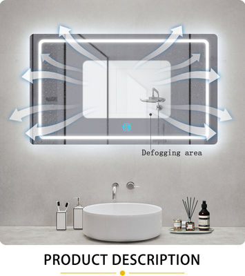 Installatietype Pesta PET-materiaal Badkamer slimme spiegel met anti-mistfilm