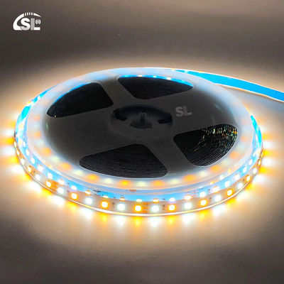 Dubbelkleurige LED-lichtstroken SMD 2835 120D 8mm 1200-1600LM 2700K-6500K 35Koper Ra70