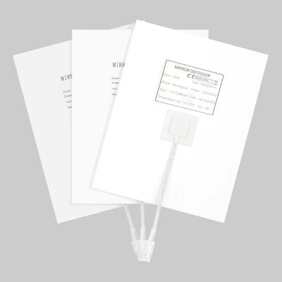Waterdicht PET-materiaal Anti mist defooggefilm voor badkamerspiegel 150mm*200mm 10-20C