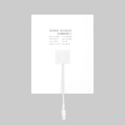 Waterdicht PET-materiaal Anti mist defooggefilm voor badkamerspiegel 150mm*200mm 10-20C
