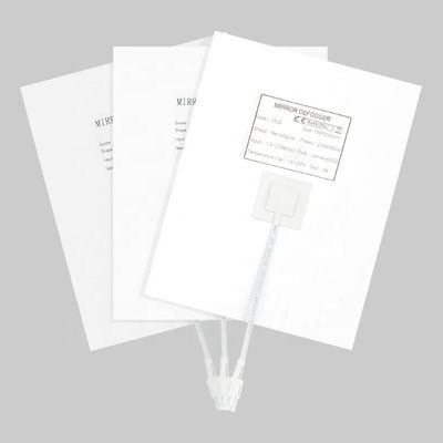 Vierkante vorm verlichte anti mist film voor badkamer spiegel 300mm*500mm 220-240V/50-60HZ