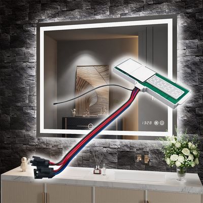 60W inductieve schakelaars LED-lichtdefoeger met tijdtemperatuur display touch sensor staploze dimmer