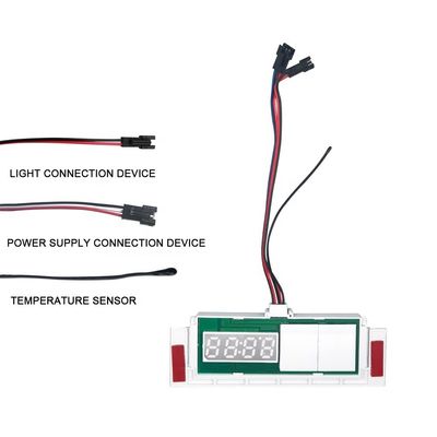 60W inductieve schakelaars LED-lichtdefoeger met tijdtemperatuur display touch sensor staploze dimmer