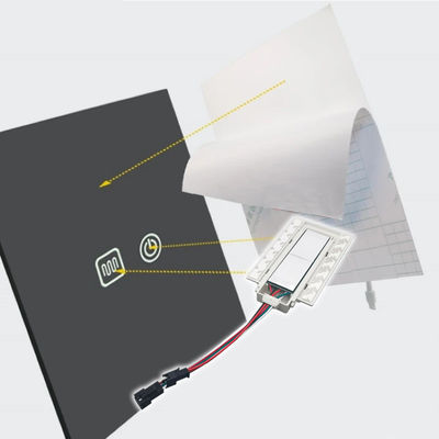 CE/RoHS gecertificeerd modern ontwerp 300mm*400mm anti mist defogger film voor badkamer spiegel