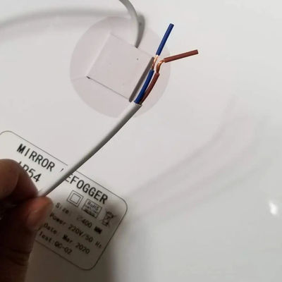 Hotel Mirror Anti-fog PET-verwarmingsfilm met verstelbare ronde grootte en 12w uitgangsvermogen