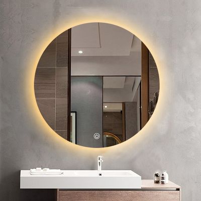 Touchscreen Smart Mirror met LED-lichten en sensor schakelaar voor badkamerverbetering