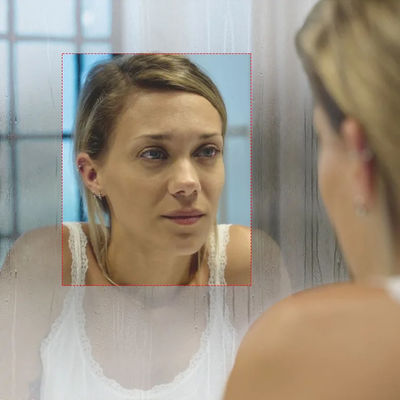 Hotel Mirror Anti-fog PET-verwarmingsfilm met verstelbare ronde grootte en 12w uitgangsvermogen