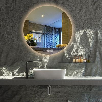 Grote sensor Switch LED badkamer spiegel met touchscreen en mistvrij ontwerp
