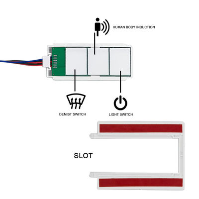 60W 5A DC12V Single Color Double Touch Sensor Switch voor spiegelradar Inductive LED