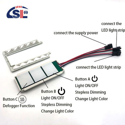 60W 5A DC12V Single Color Double Touch Sensor Switch voor spiegelradar Inductive LED