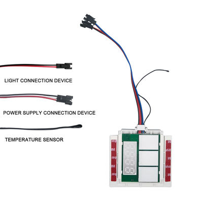 DC12V 5A 60W Tijdtemperatuur Display Defogger LED Licht Spiegel Touch Sensor Stepless Dimmer Switch