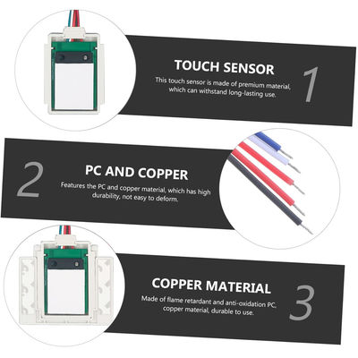 DC12V Smart Hand Led Light Eén/Drie Kleuren Spiegel Handmatig Scannen Dimming Control Niet-Touch Sensor Switch