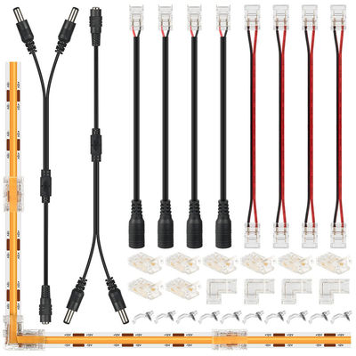 DIY Home Lighting Plastic 8mm 2 Pin SMD Cob Led Strip Connector voor modern design