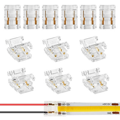 Hotel COB Mini Led Light Strip Draadverbindingen 2 3 Pin Connection Solderless CCT 5 8 10mm LED Strip To Strip Draadverbinding