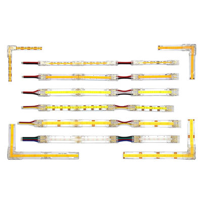 Hotel COB Mini Led Light Strip Draadverbindingen 2 3 Pin Connection Solderless CCT 5 8 10mm LED Strip To Strip Draadverbinding
