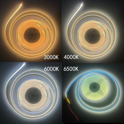 115lm/w 3000K-6500K Ra80 DC12V 120D 8mm LED lichtstrookjes voor badkamer vanities spiegels
