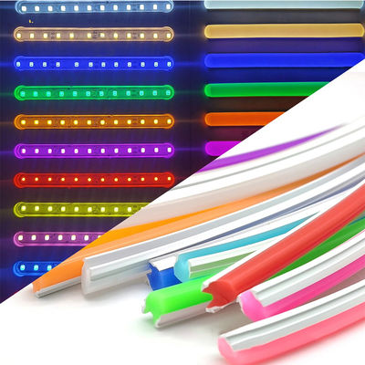 3- ODM/OEM Pure Silica Gel Neon touw DC12V DC24V IP67 Waterdicht 120 leds/m SMD 2835 Led Neon Lampen voor buiten en binnen