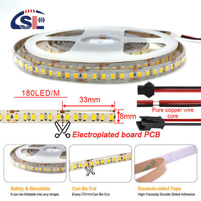 Smart Mirrors LED-lichtstrips met waterdichte drop-glue elektroplate en 8 mm PCB breedte