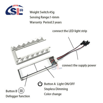 Badkamer spiegel defogger Touch Sensor Switch met 90V 250VAC Spanning en Smart Dimmer