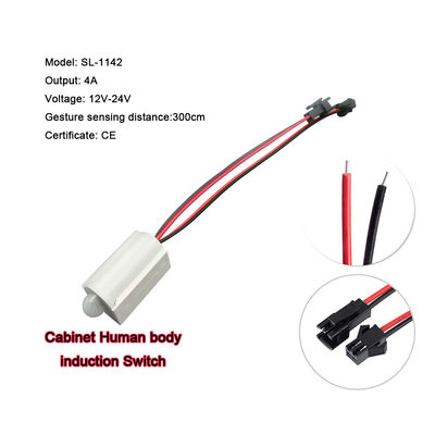 LED-licht deurkast sensor schakelaar DC 12V 3A/5A voor 1-6mm kwik spiegel sensing bereik