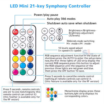 DC/USB-controller voor WS2812B WS2811 RGB LED pixels Light Strip Output 3Pin 5V-24V