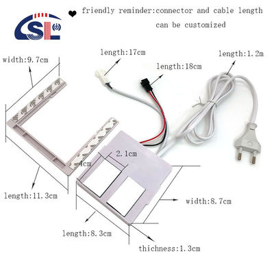 Dimmingniveau Ja DC 12V 2A 24W Dubbelknop aanraaksensor voor slimme LED-spiegel