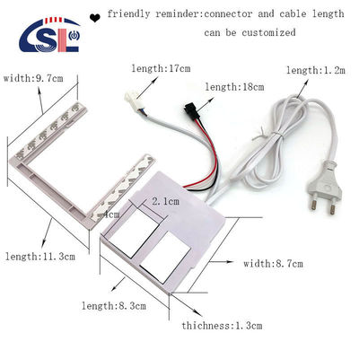 Dimmingniveau Ja DC 12V 2A 24W Dubbelknop aanraaksensor voor slimme LED-spiegel