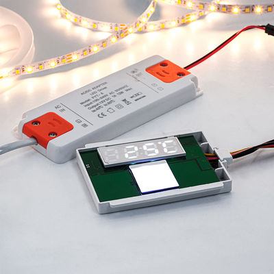 DC12V SL Split Single Button Single Color Touch Sensor Switch Radar Tijd Temperatuur Display Scherm met Bracket Smart Mirrors 12W 24W Spanning