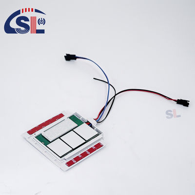 Op maat gemaakte DC12V SL Split Triple Button Triple Color Touch Sensor Switch Radar Tijd Temperatuur Display Scherm met beugel Smart Mirrors