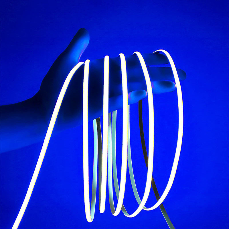 100lm/w DC 12V24V 8mm 320leds Blauw Flexibel COB Led Strip Light voor Kasten Slaapkamer Keuken Verlichting Decoratie