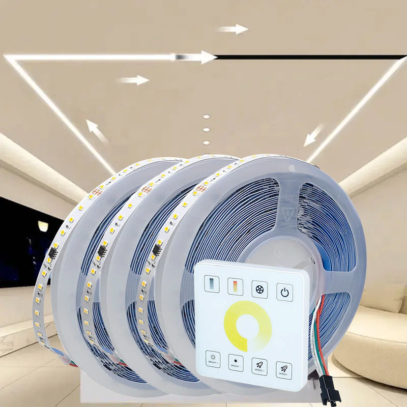 3- Stroomwater 12v24v 8mm 120leds 6500K Wit elektroplate SMD2835 Led Strip Light