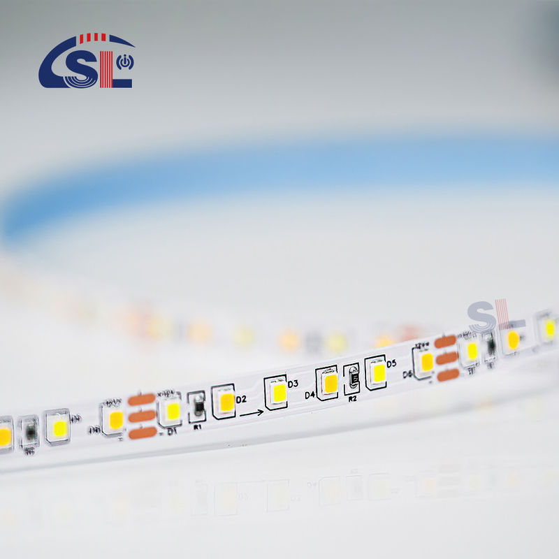 CCT 12V24V 8mm 120leds 3000K-6500K Flexibele Dual Color Galvaniseren SMD2835 LED Strip Licht