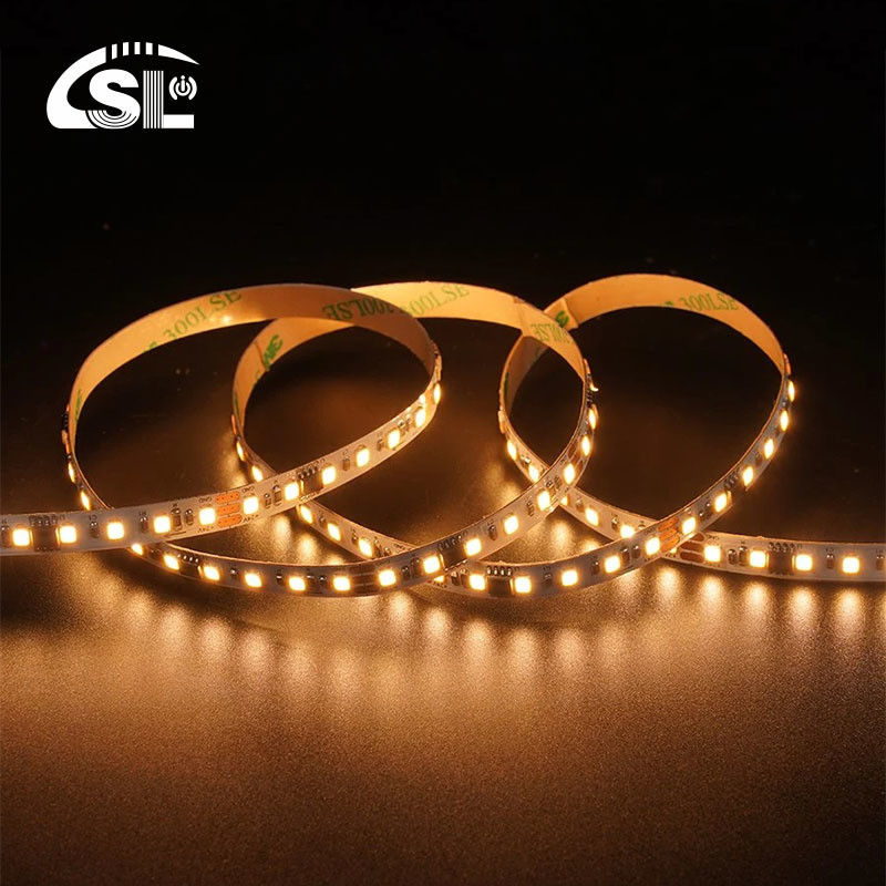 120LED's 8mm 3000K Warm White Electroplate SMD2835 LED Strip Light voor DC 24V Input Voltage