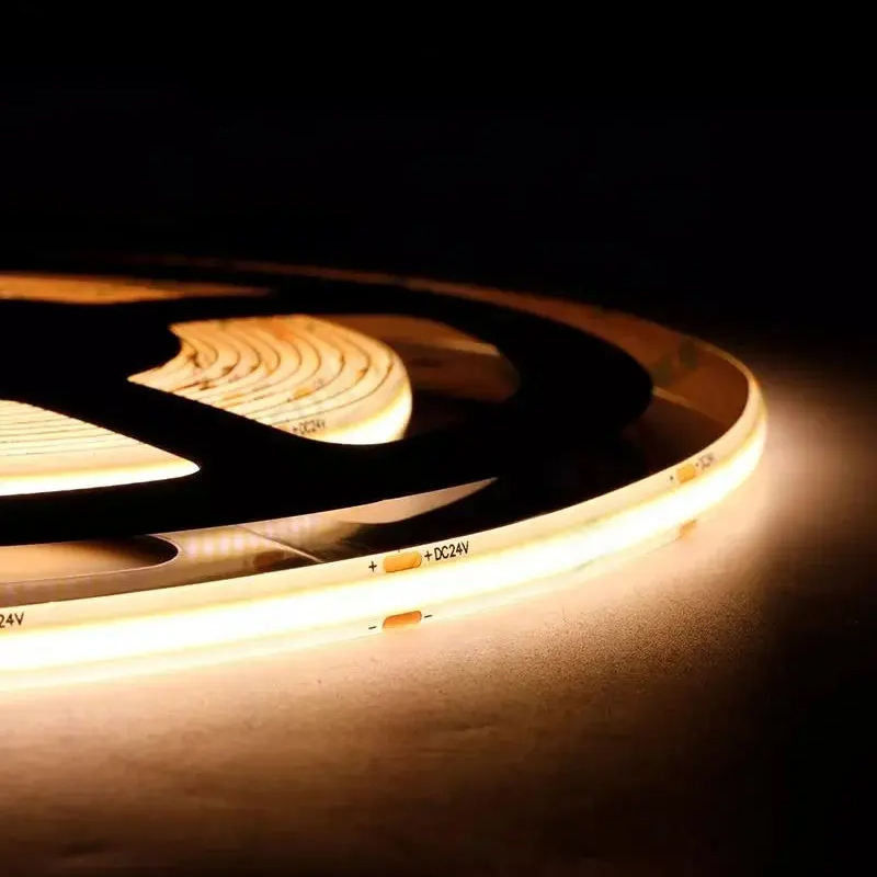 IP20 DC12V24V 8mm10mm Breedte 480Leds 3000K4000K6500K Flexible COB Led Strip Light voor buiten- en binneninrichting