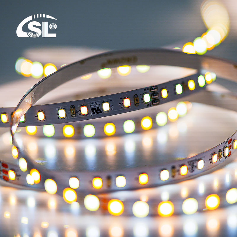 120 leds 8mm 3000K-6500K CCT Flexible Dual Color COB SMD2835 LED Strip Light met 80 Ra