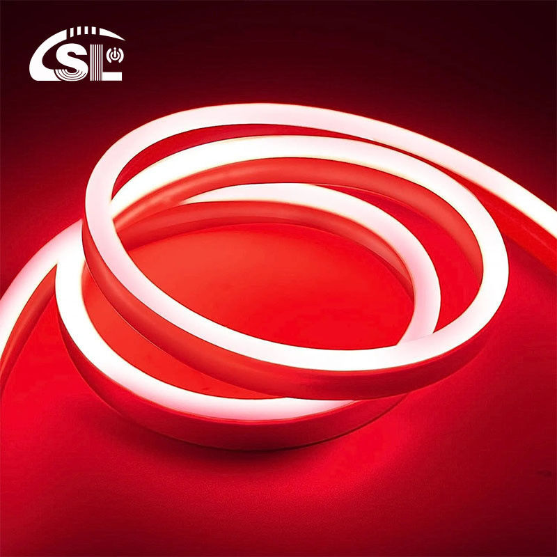 DC 12V Red LED Neon Flex met 50000 werktijd en hangend montage-installatie