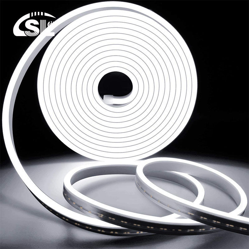Neutrale witte 120LED's/m Koelwitte LED Neon Flex IP65 Waterdicht DC 12V 6x12mm Volledige set